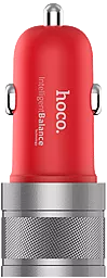 Автомобільний зарядний пристрій Hoco Smart Car Charger Red UC205 - мініатюра 3