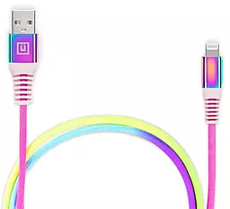 Кабель USB REAL-EL MFI 2.4a Lightning cable Rainbow (EL123500051) - миниатюра 7