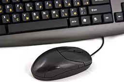 Комплект (клавиатура+мышка) HQ-Tech KM-348 USB Gray - миниатюра 3