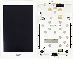 Дисплей для планшету Acer Iconia Tab 8 A1-840HD ver2 + Touchscreen with frame White