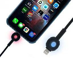 Кабель USB MOXOM MX-CB72 12w 2.4a USB Lightning cable black - миниатюра 2