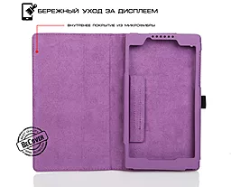 Чохол для планшету BeCover Slimbook case Lenovo Tab 2 A7-30 Purple (700584) - мініатюра 3