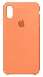 Чехол Apple Silicone Case PB для Apple iPhone XR Papaya