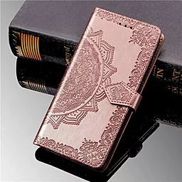 Кожаный чехол (книжка) Art Case с визитницей для ZTE Blade A7s (2020) / Розовый - миниатюра 4