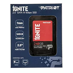 SSD Накопитель Patriot Ignite 240 GB (PI240GS325SSDR) - миниатюра 4