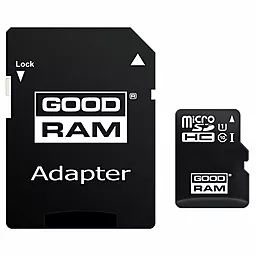 Карта памяти GooDRam microSDHC 32GB Class 10 UHS-I U1 + SD-адаптер (M1AA-0320R12)