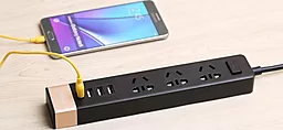 Сетевой фильтр (удлинитель) Remax RU-S2 Charger 4 USB White - миниатюра 4