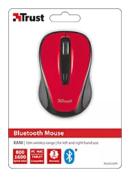 Компьютерная мышка Trust XANI OPTICAL BLUETOOTH MOUSE (21476) Red - миниатюра 5
