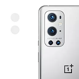 Гибкое защитное стекло 0.18mm на камеру (тех.пак) для OnePlus 9 Pro / Прозрачный	