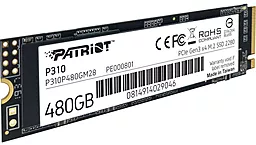 SSD Накопитель Patriot P310 480 GB (P310P480GM28) - миниатюра 4