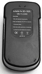 Аккумулятор для триммера Black&Decker NST2018 18V 2Ah NICD / DV00PT0027 PowerPlant - миниатюра 2