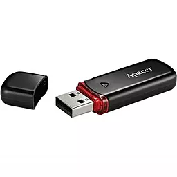 Флешка Apacer 64GB AH333 black USB 2.0 (AP64GAH333B-1) - мініатюра 2
