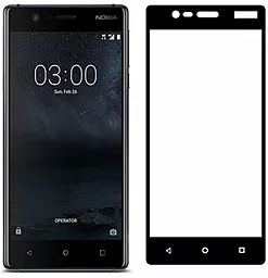 Защитное стекло BeCover Full Cover Nokia 3 Black (701452)