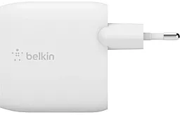 Сетевое зарядное устройство Belkin 24W 2.4A 2xUSB-A White (WCB002VFWH) - миниатюра 2