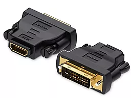 Видео переходник (адаптер) Vention HDMI - DVI-D(24+1) 1080p 60hz black (ECDB0) - миниатюра 3
