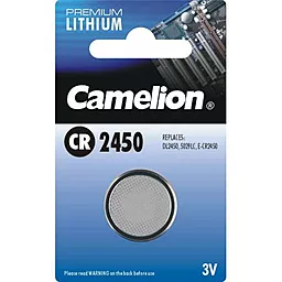 Батарейки Camelion CR2450 1шт 3 V
