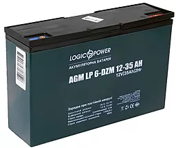 Аккумуляторная батарея Logicpower 12V 35 Ah (6-DZM-35) AGM (LP9335)