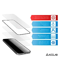 Защитное стекло ACCLAB Full Glue Xiaomi Redmi 9A, Redmi 9C Black (1283126508820) - миниатюра 3