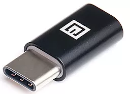 Адаптер-перехідник REAL-EL M-F USB Type-C -> micro USB Black (EL123500018) - мініатюра 3
