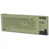 Клавиатура Acme KS02 Standard Keyboard (4770070866146) Black - миниатюра 3