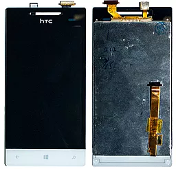 Дисплей HTC Windows Phone 8S (A620e) с тачскрином, оригинал, White