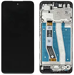 Дисплей Motorola Moto G14 (XT2341) з тачскріном і рамкою, Black