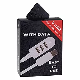 USB хаб EasyLife 3 Port USB White (SY-H999) - миниатюра 3