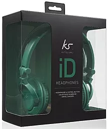 Наушники KS iD Headphones with Mic Green - миниатюра 3