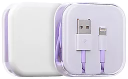 USB Кабель Hoco X8 Lightning  Lavander Purple - мініатюра 5