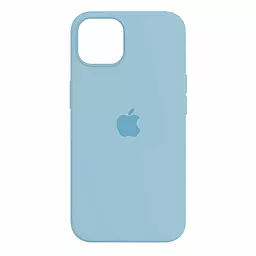 Чехол Silicone Case Full для Apple iPhone 15 Pro Max Sky Blue