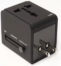 Набор переходников (Дорожний) USB 220V 6A (DV00DV5067) PowerPlant - миниатюра 3