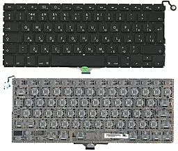 Клавіатура для ноутбуку Apple MacBook Air A1304 A1237 з підсвіткою Light без рамки вертикальний Ентер чорна