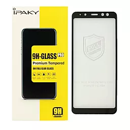 Защитное стекло iPaky Full Glue Samsung A530 Galaxy A8 2018 Black