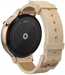 Смарт-часы Motorola Moto 360 2nd Generation 42mm Stainless Steel with Rose Gold Leather Strap - миниатюра 2