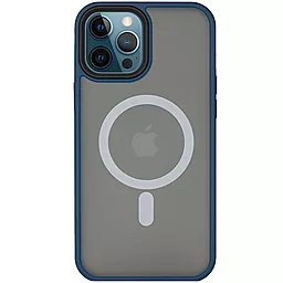 Чехол Epik TPU+PC Metal Buttons with MagSafe для Apple iPhone 14 Pro Max (6.7") Синий