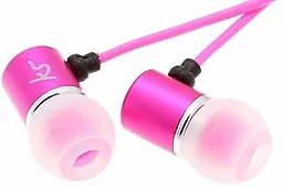 Наушники KS Ace In-Ear Headphones with mic Pink - миниатюра 2
