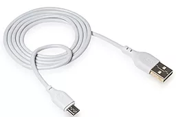 Кабель USB XO NB103 Bell micro USB Cable White - миниатюра 2