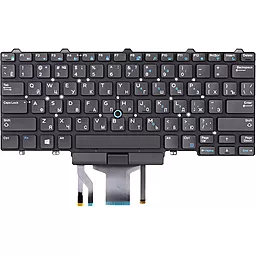 Клавіатура для ноутбуку Dell Latitude E5450, E5470, E7450, E7470, E5480, E5490, 7480, 7490, 5480, 5488 без рамки PowerPlant KB314102 чорна