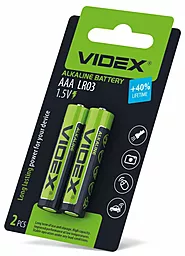 Батарейки Videx AAA / LR03 2шт Alkaline Small Blister 1.5 V