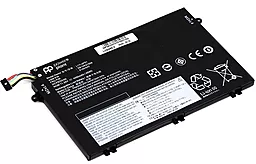 Аккумулятор для ноутбука Lenovo ThinkPad E480 01AV445 / 11.55V 4000mAh / NB481248 PowerPlant Black - миниатюра 2
