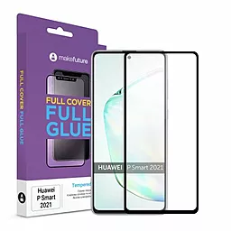 Защитное стекло MAKE Full Cover Full Glue Huawei P Smart 2021 Black (MGFHUPS21)