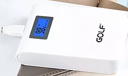 Повербанк GOLF GF-LCD01 10400 mAh White - миниатюра 3