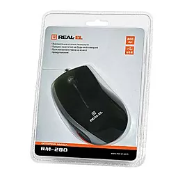 Компьютерная мышка REAL-EL RM-280 Black - миниатюра 4
