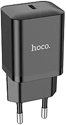 Сетевое зарядное устройство Hoco N27 Innovative 20W PD USB-C Black - миниатюра 2