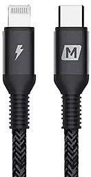 USB PD Кабель Momax Elite Link 20W 2.2M USB Type-C - Lightning Cable Black