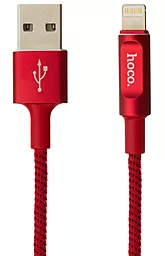 Кабель USB Hoco U47 Essence Core Smart Power Off Lightning Cable Red