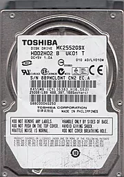 Жорсткий диск для ноутбука Toshiba 250 GB 2.5 (MK2552GSX)