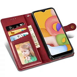 Чехол GETMAN Gallant (PU) для Samsung Galaxy A04  Красный - миниатюра 5