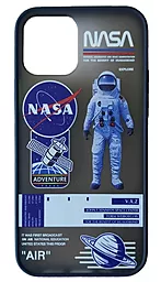Чехол 1TOUCH Generation Nasa для Apple iPhone 12 Mini Astronaut Dark Blue
