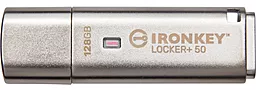 Флешка Kingston 128 GB IronKey Locker+ 50 (IKLP50/128GB) - миниатюра 3